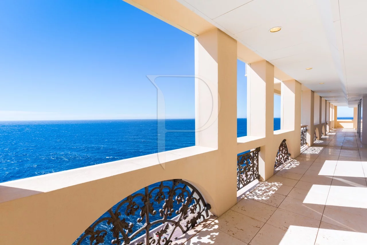 View of Palazzo Leonardo in Monaco buy rare appartement Petrini Exclusive Real Estate