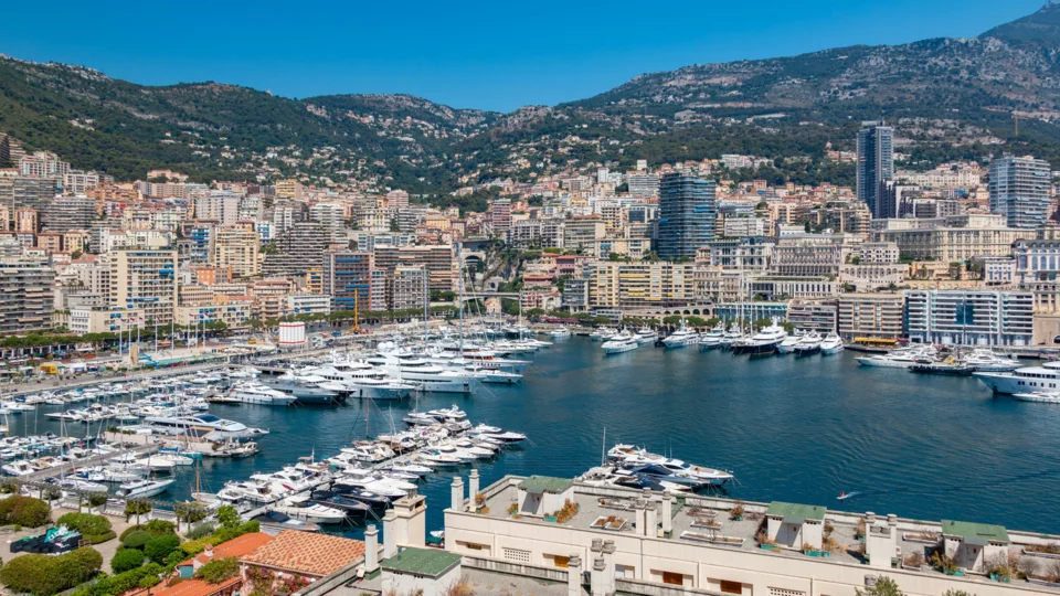 Aktivitäten am Port Hercule in Monaco