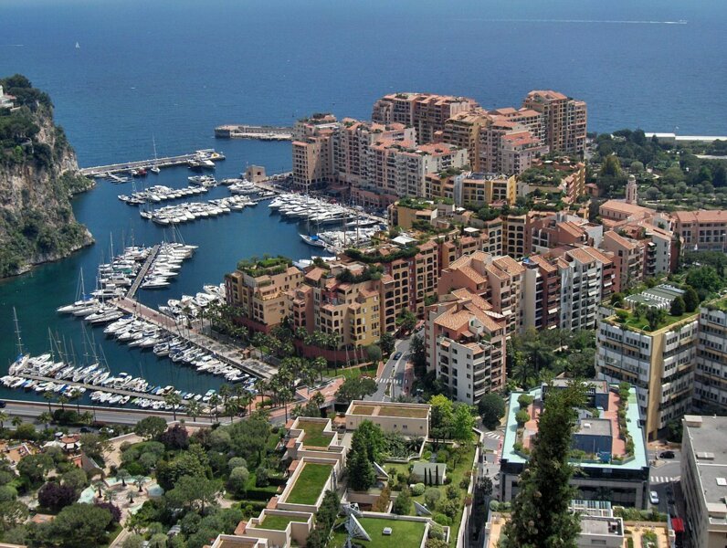 Fontvieille quartier de Monaco 