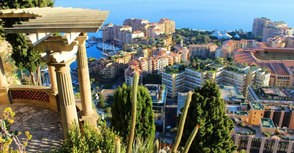 Jardin exotique quartier de Monaco 