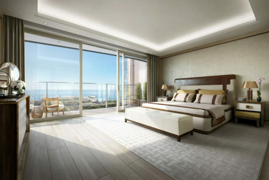 Monaco Appartement Chambre à coucher